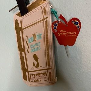snow white book wallet